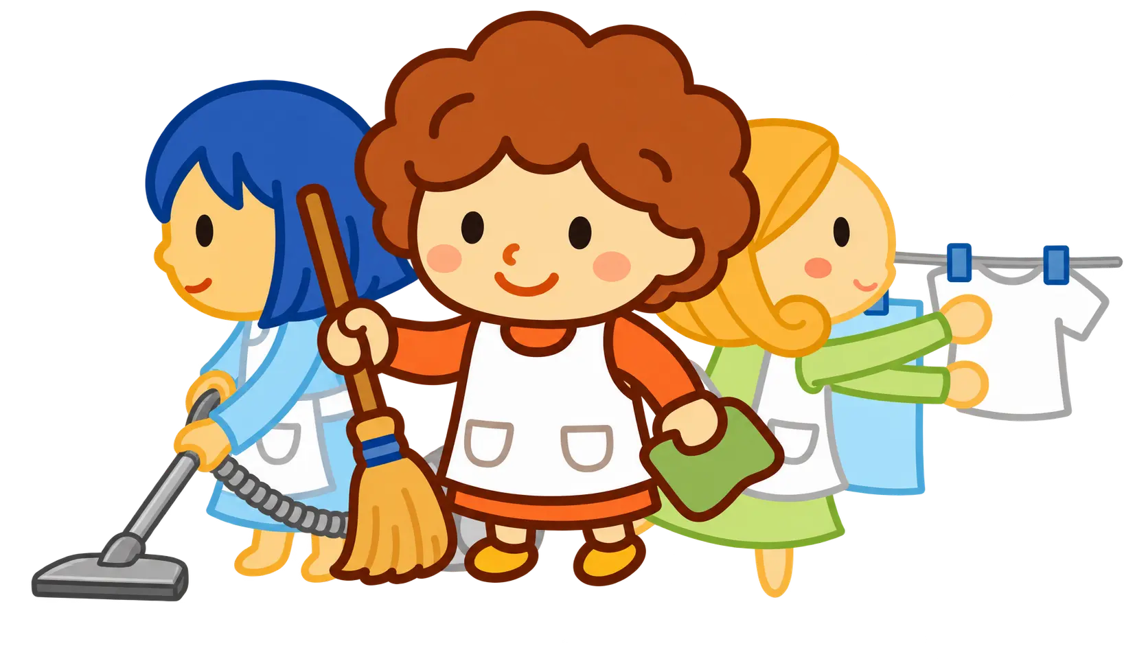 ハウスセイバーズのイメージキャラクター三人衆